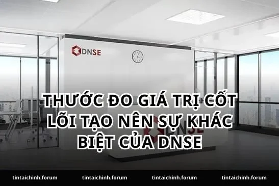 Thước đo giá trị cốt lõi tạo nên sự khác biệt của DNSE